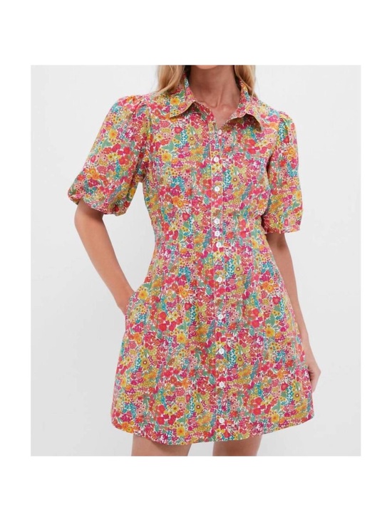 Love The Label Dresses & Skirts - Love the Label Marta Mini Dress in Margaret Annie Liberty Print Size M